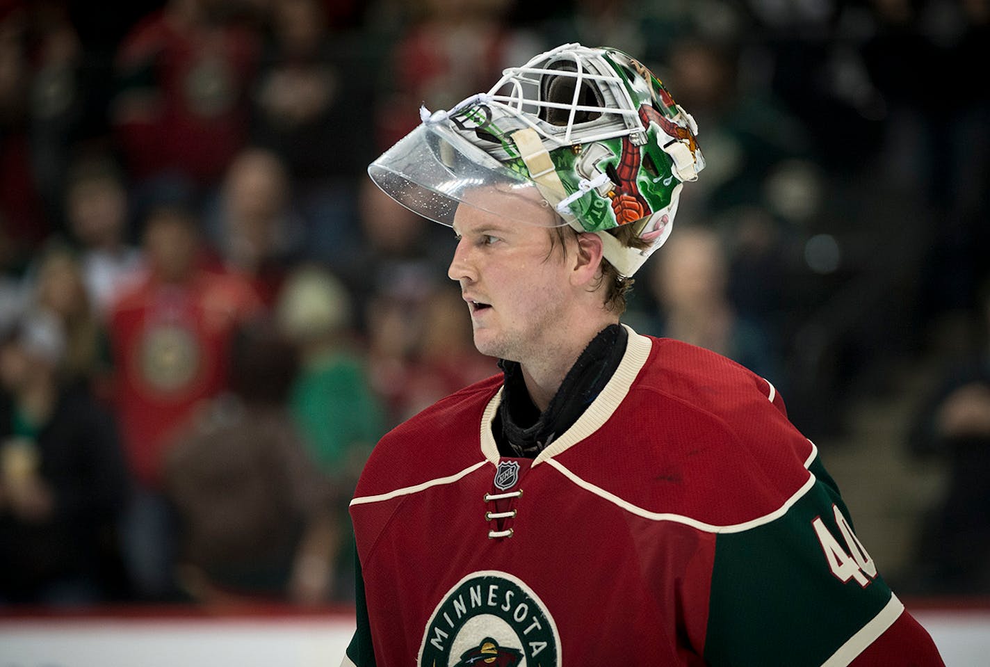 Wild goalie Devan Dubnyk