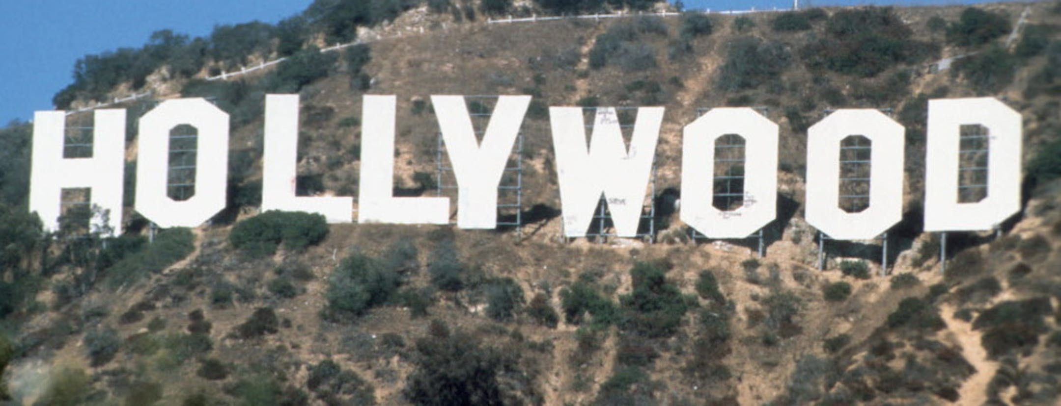 *** FILE *** The HOLLYWOOD sign on the hillside overlooking Hollywood, Ca., is shown in this 1981 file photo. The Screen Actors Guild board of directors on Saturday Feb. 21, 2009 rejected the "last, best and final offer" by Hollywood producers for a new contract. (AP Photo, FILE)