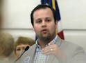 FILE - In this Aug. 29, 2014, file photo, Josh Duggar, executive director of FRC Action, speaks in favor the Pain-Capable Unborn Child Protection Act 