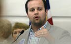 FILE - In this Aug. 29, 2014, file photo, Josh Duggar, executive director of FRC Action, speaks in favor the Pain-Capable Unborn Child Protection Act 