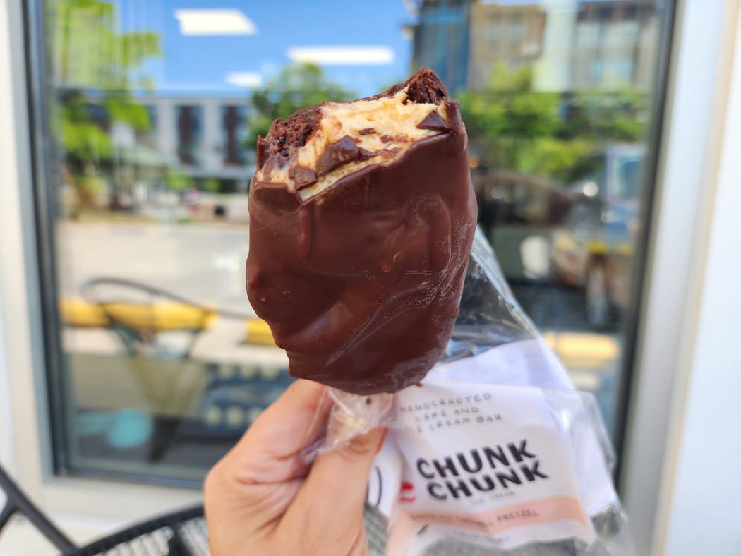 ChunkChunk uses local ingredients for its ice cream novelties.