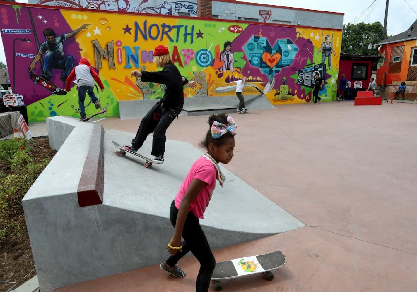 The skate park "will be a vital place" for kids to come and play, said City of Skate co-founder Witt Siasoco, who visits as often as possible to give out boards.