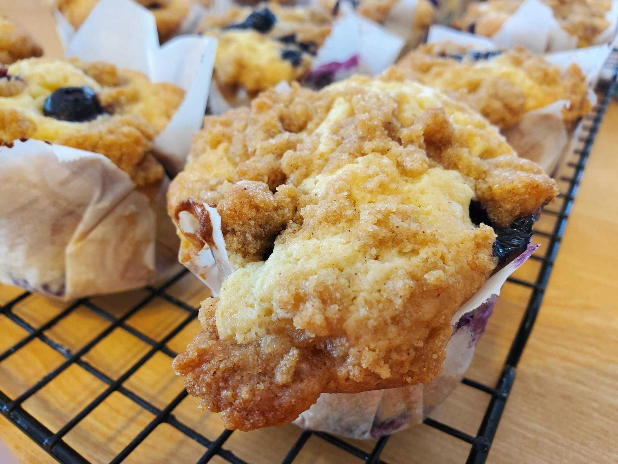 Blueberry muffin recipe by Zoe Francois