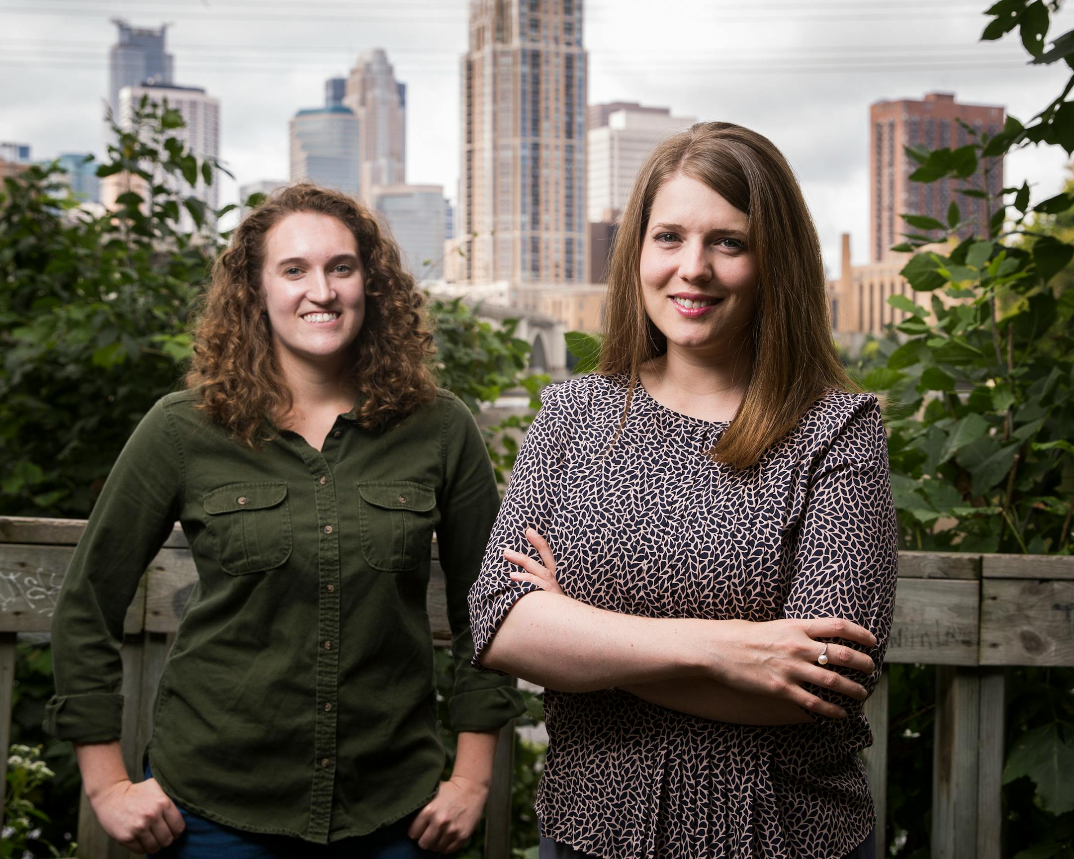 Clare Eisenberg, left, and Lisa Johnson, two members of Fourth Generation.