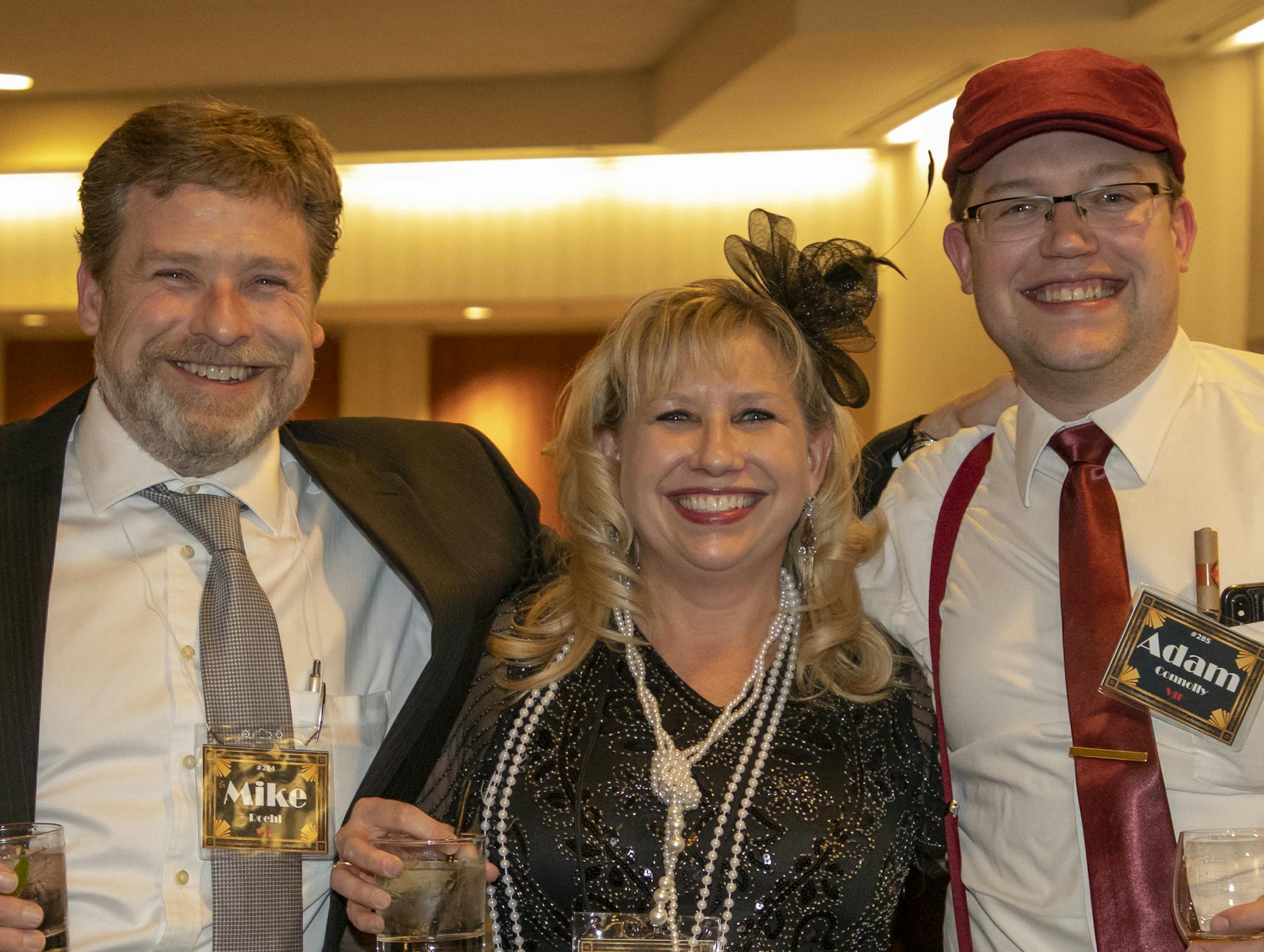 Mike Roehl, Katie & Adam Connolly at the 2020 Wishes & More Gala. [ Special to Star Tribune, photo by Matt Blewett, Matte B Photography, matt@mattebphoto.com, Wishes & More, Feb 2, 2020, Minnesota, SAXO 1010220596 FACE020920