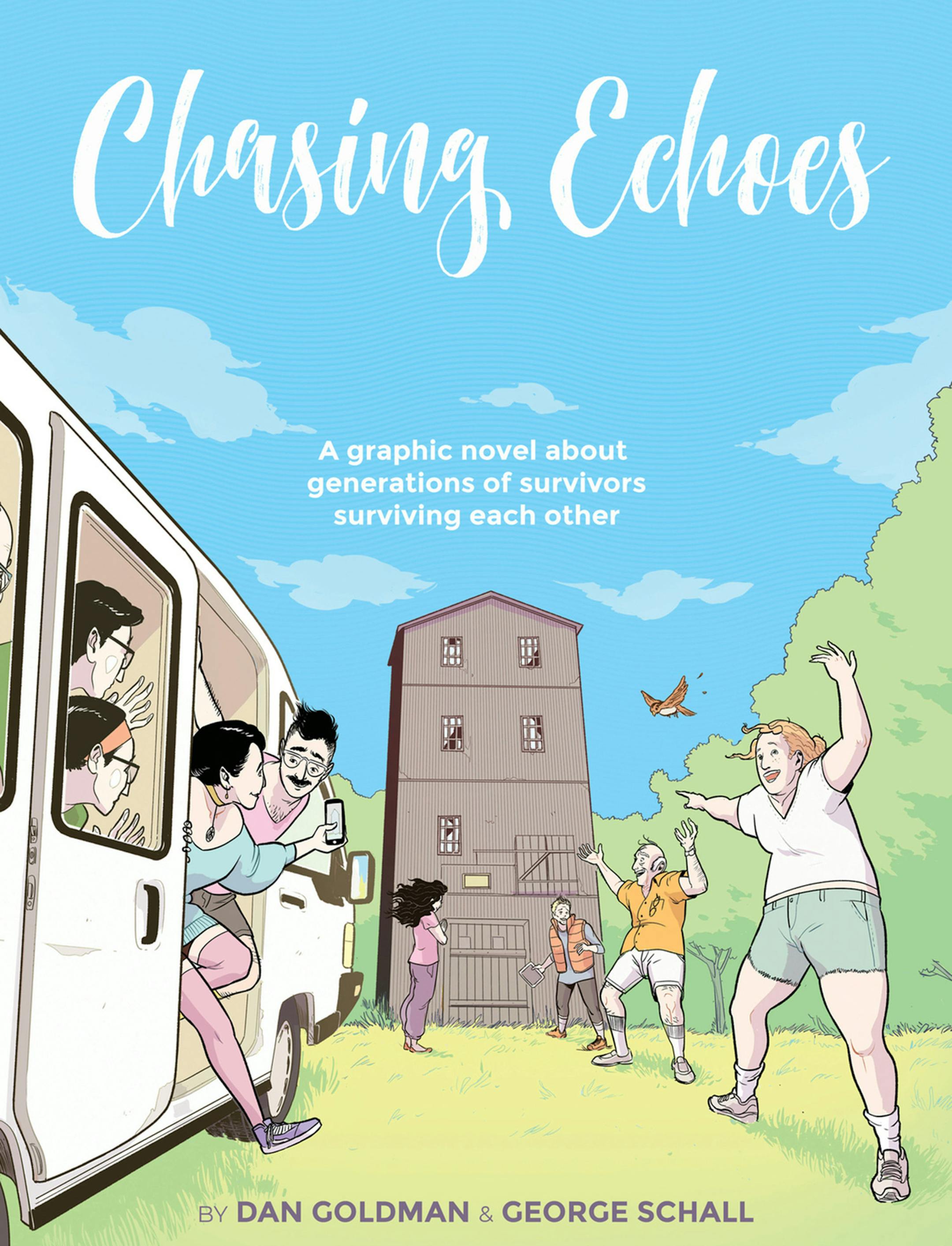 "Chasing Echoes" follows a family in search of a Polish flour mill stolen from their ancestors by the Nazis during World War II. Art by George Schall. (Humanoids Inc./TNS) ORG XMIT: 1506433