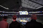 Fans took in the scene at US Bank Stadium Friday. ] Aaron Lavinsky &#xa5; aaron.lavinsky@startribune.com Fans got their first look at the 2019 NCAA Me