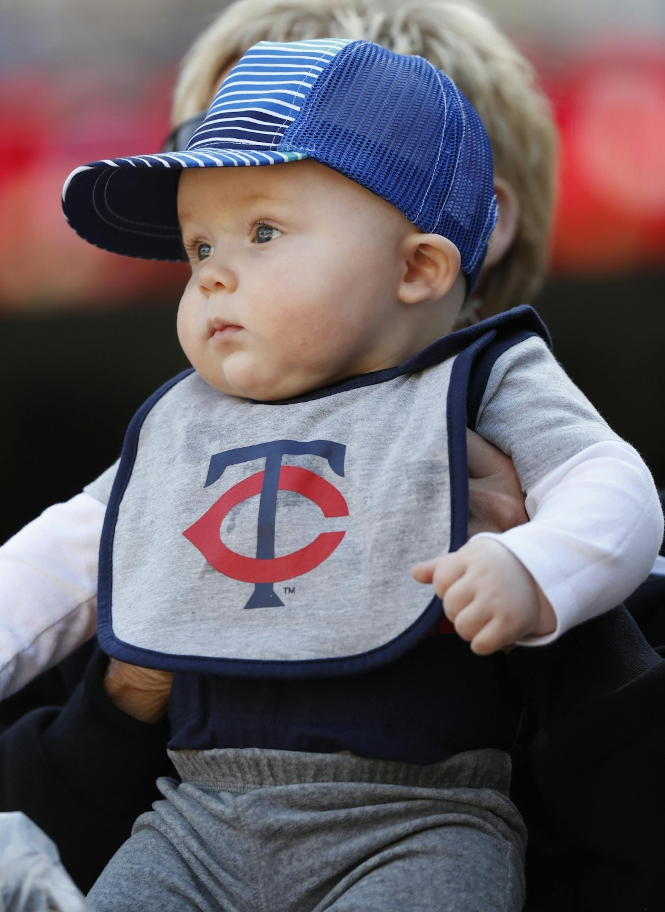 Jager Detlefsen, 6months old, enjoyed the game and even got a game ball from the bat boy.