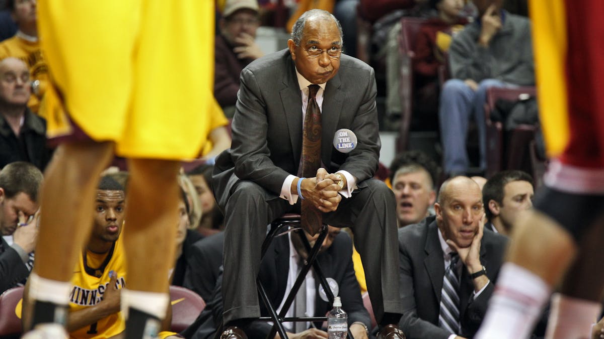 Tubby Smith during his Gophers coaching days.