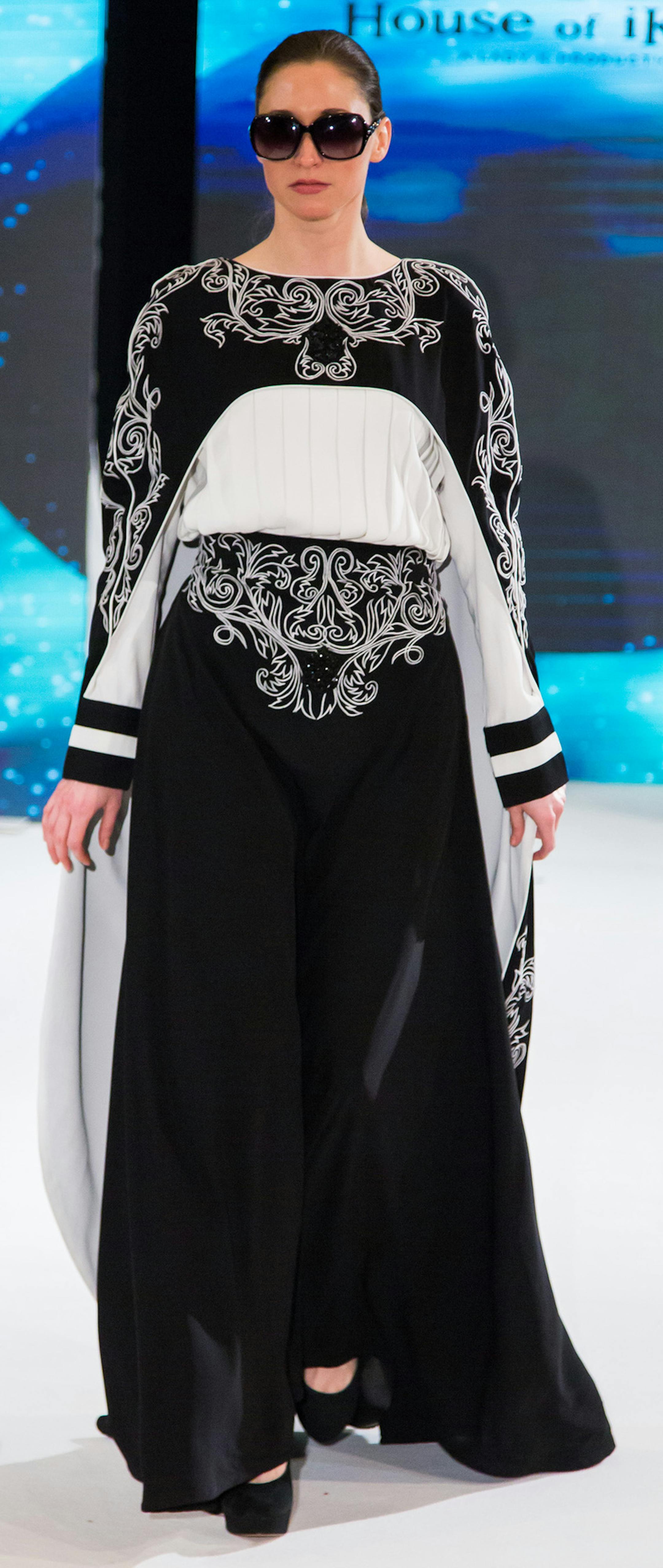 Susan Finkbeiner models for House of iKons during London Fashion Week on February 17, 2018. (Surjit Pardesi/House of iKons)