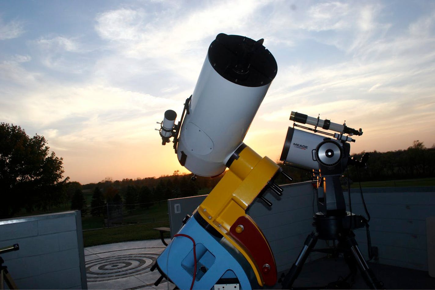 Eden Prairie has inherited the fourth-largest telescope in the state. The city is considering building a small building to house it, but for now, it's in pieces in storage.