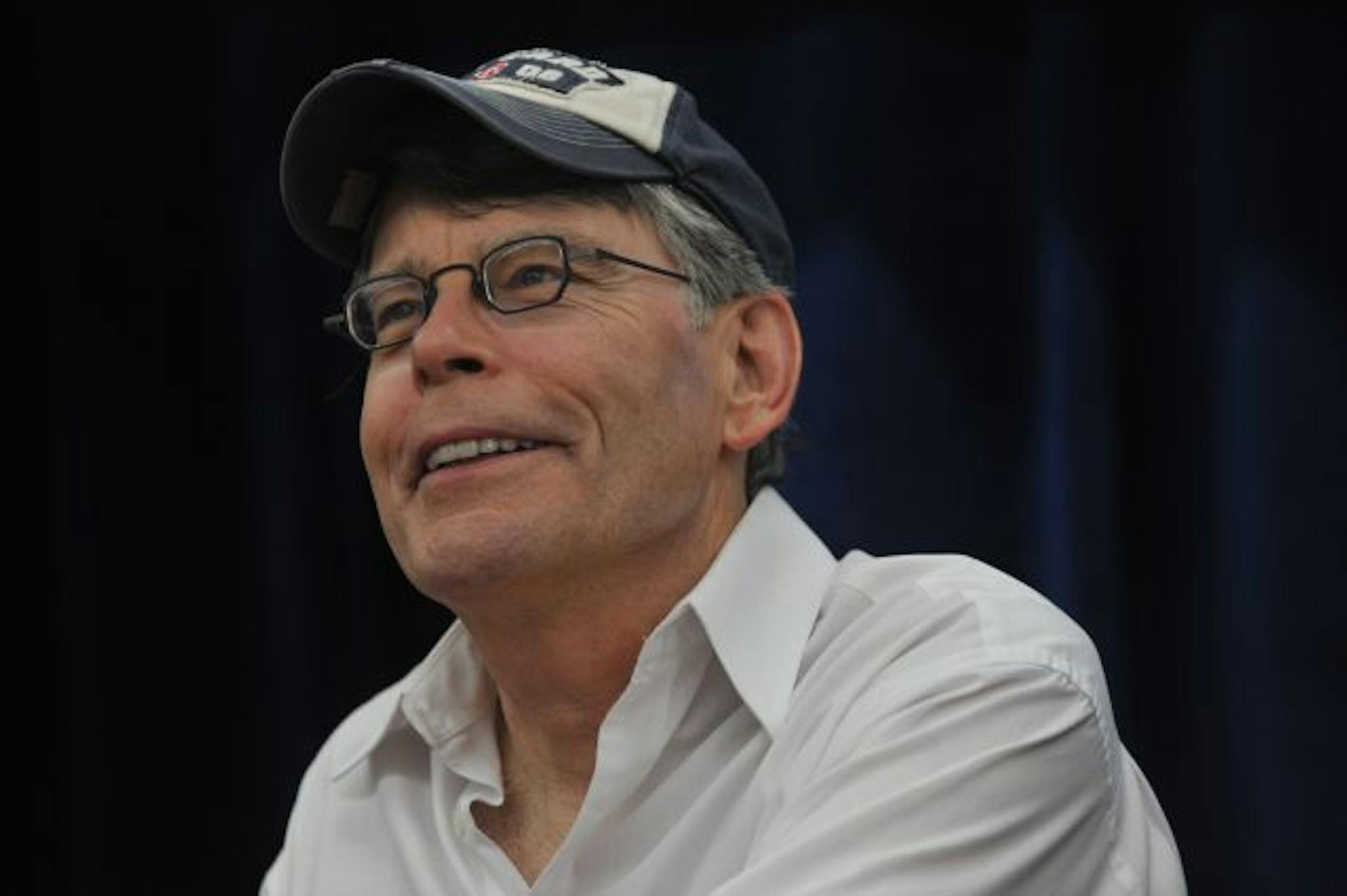 Stephen King promotes "Under The Dome" at the North Point Boulevard Walmart on November 11, in Dundalk, Maryland.
