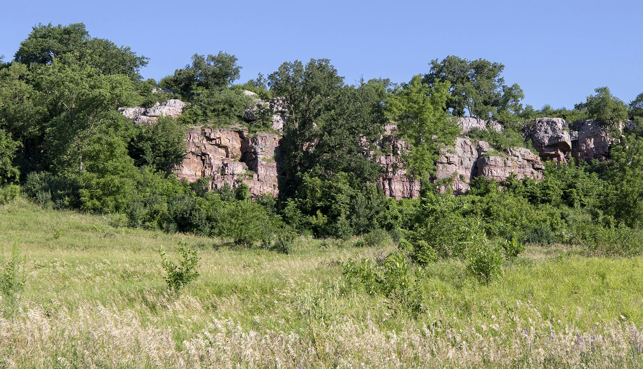 ONE-TIME USE Blue Mounds State Park is a geological wonder. For Outdoors Weekend.