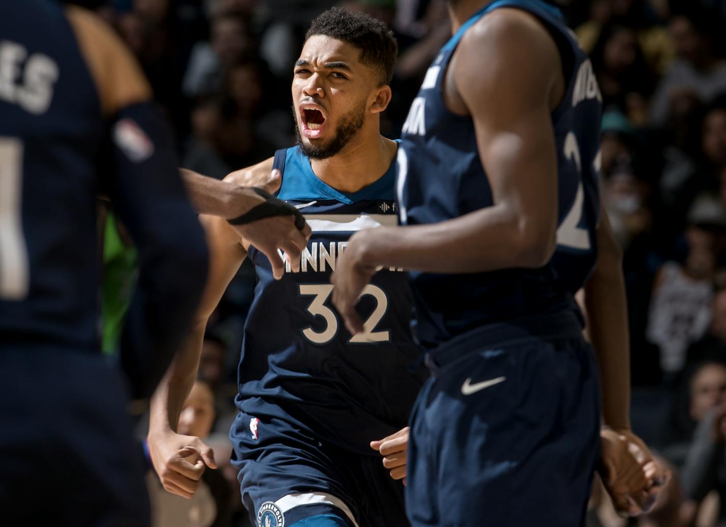 Wolves center Karl-Anthony Towns