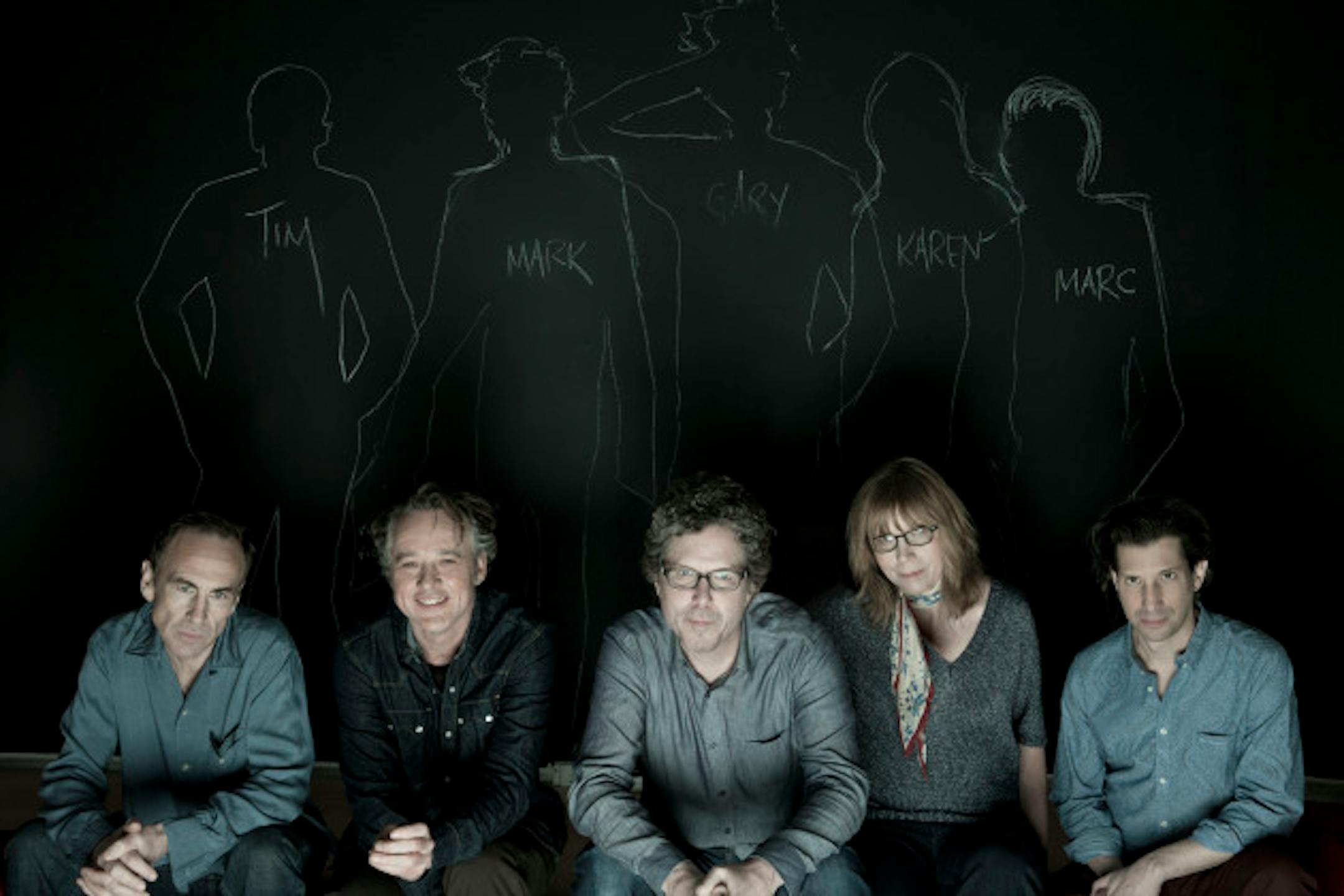 The Jayhawks' new publicity photo is as serious as their fall tour plans. / By Marina Chavez