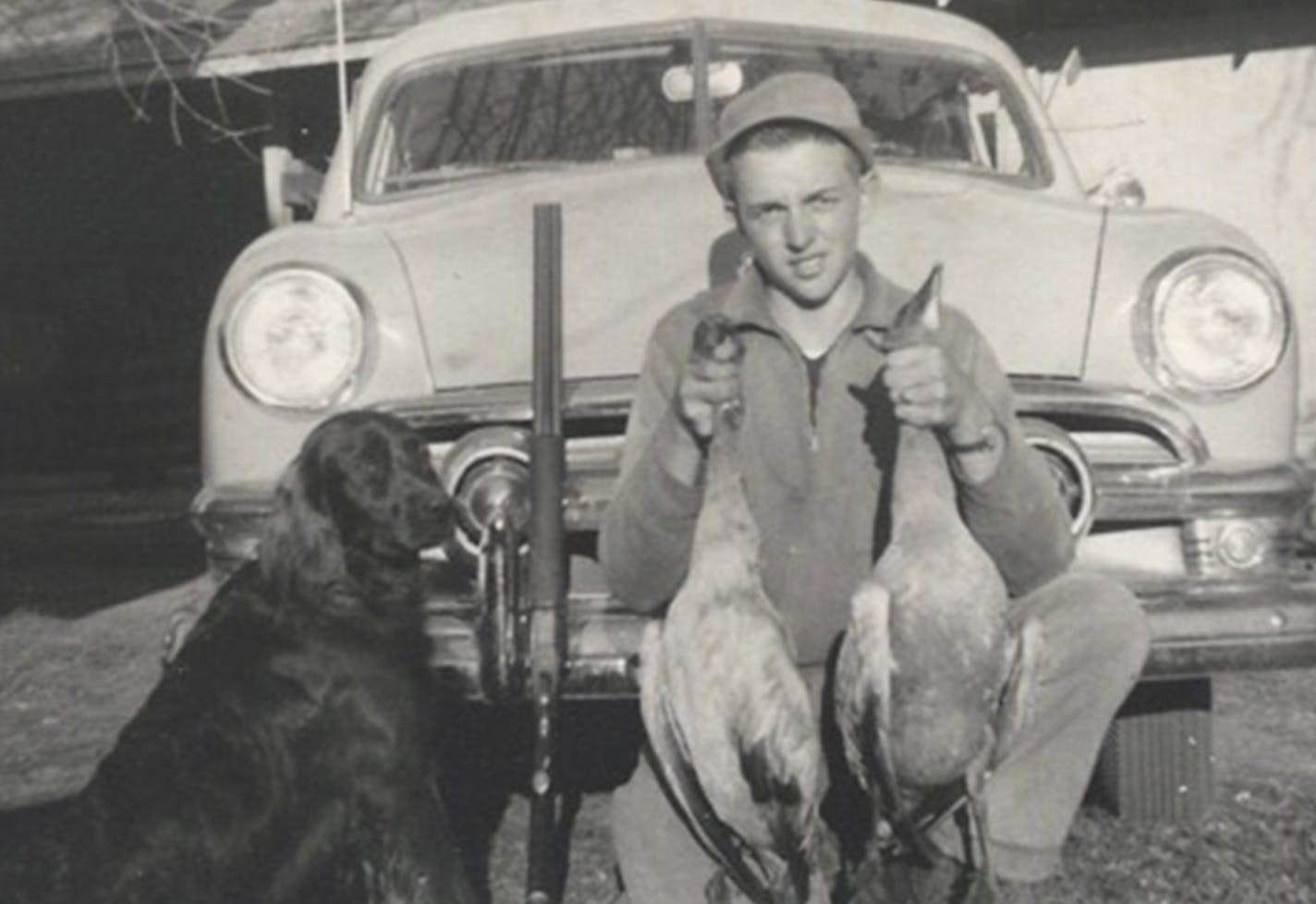 An Irish setter was Ed Crozier's first dog as a boy growing up in tiny Jasper, Minn