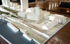 A 3D model of the St. Paul River Balcony, which was displayed last year at Union Depot in downtown St. Paul.