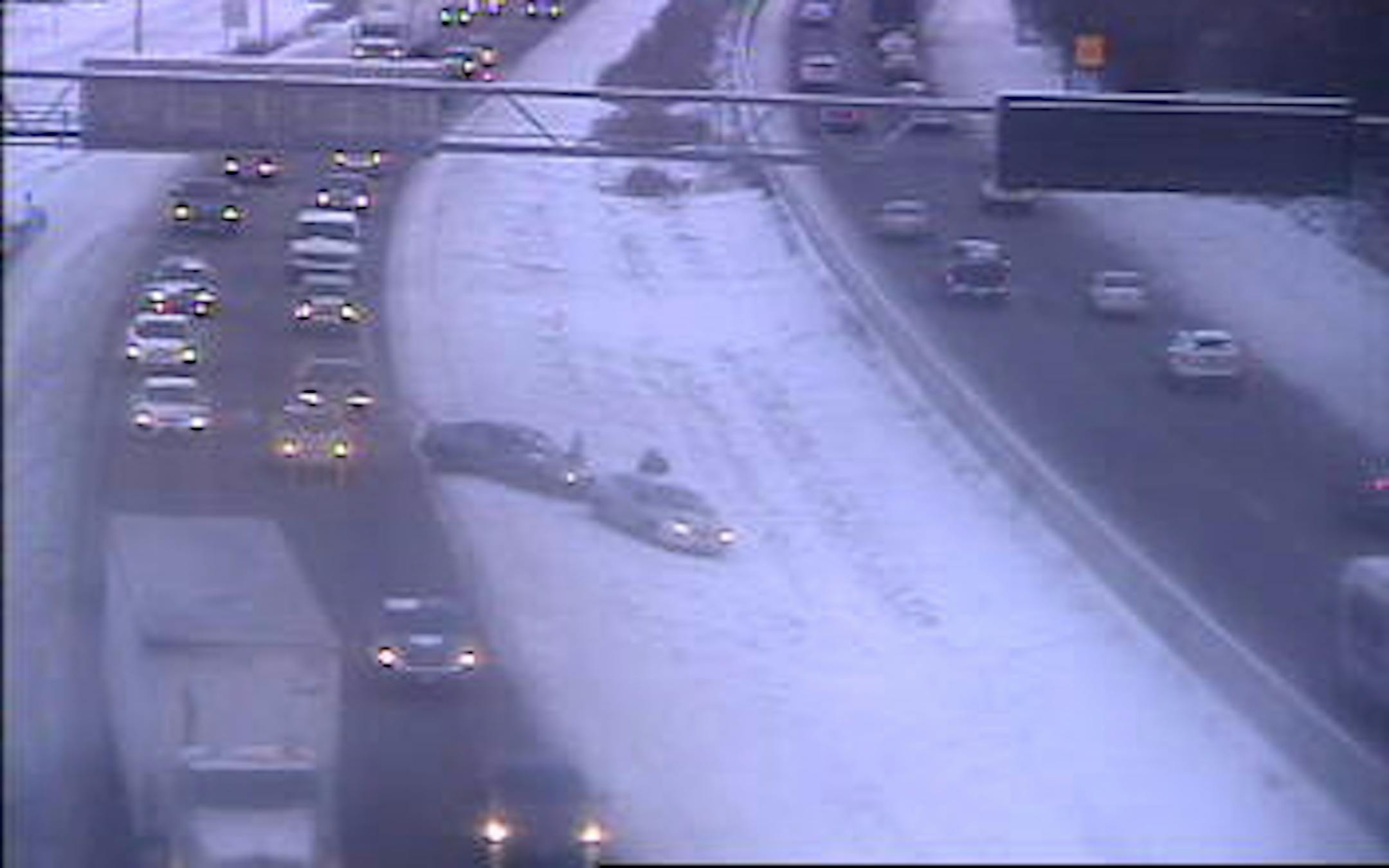 Hours after a 20-car pileup closed an entrance ramp from Hwy. 280 to I-94 eastbound, another accident caused problems on 280.