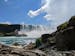 A boat tour heads toward the base of Horseshoe Falls, as seen from the tunnel observation deck of the Niagara Parks Power Station. MUST CREDIT: Photo 