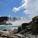 A boat tour heads toward the base of Horseshoe Falls, as seen from the tunnel observation deck of the Niagara Parks Power Station. MUST CREDIT: Photo 