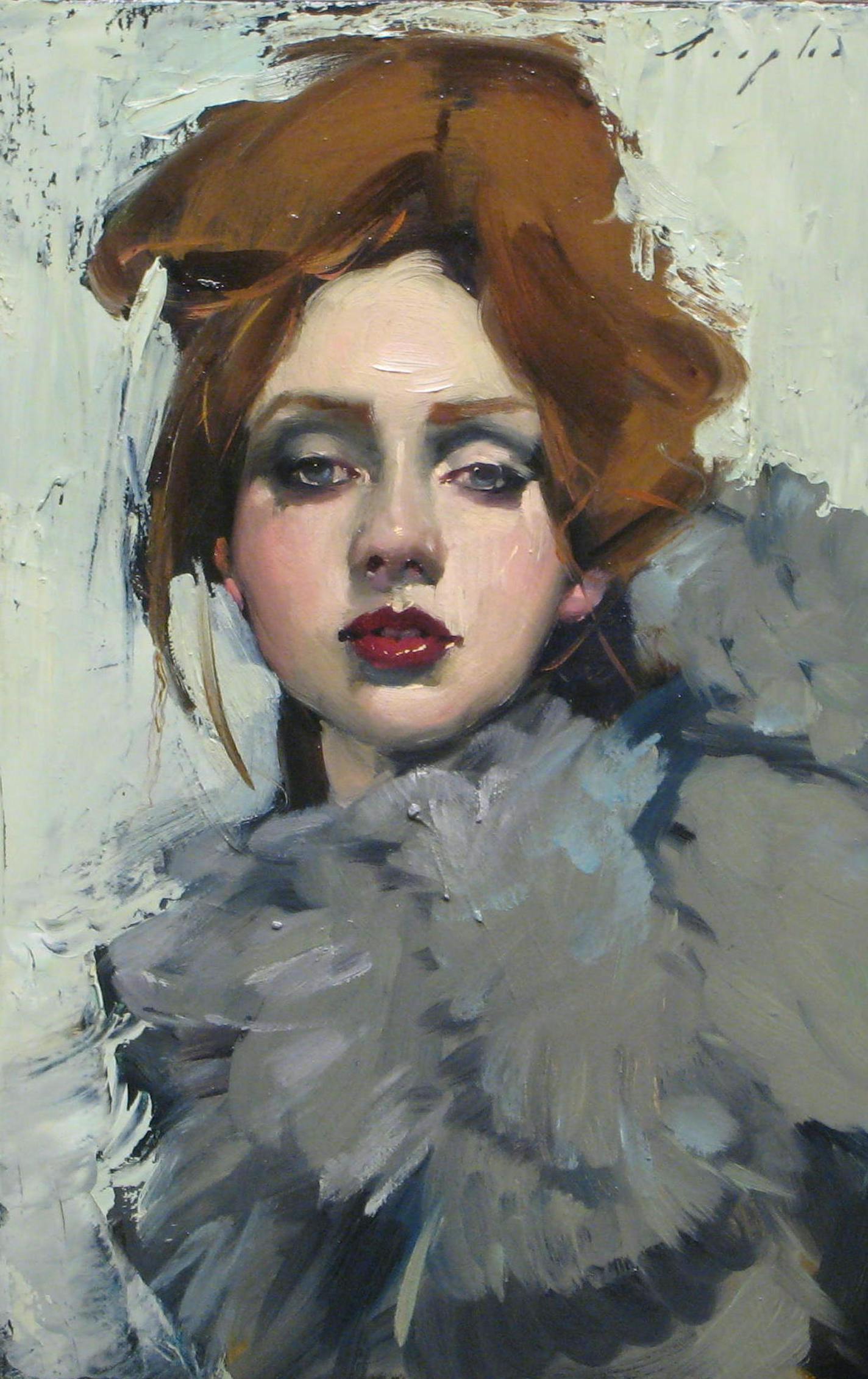 Malcolm Liepke's "Grey Feather Boa"