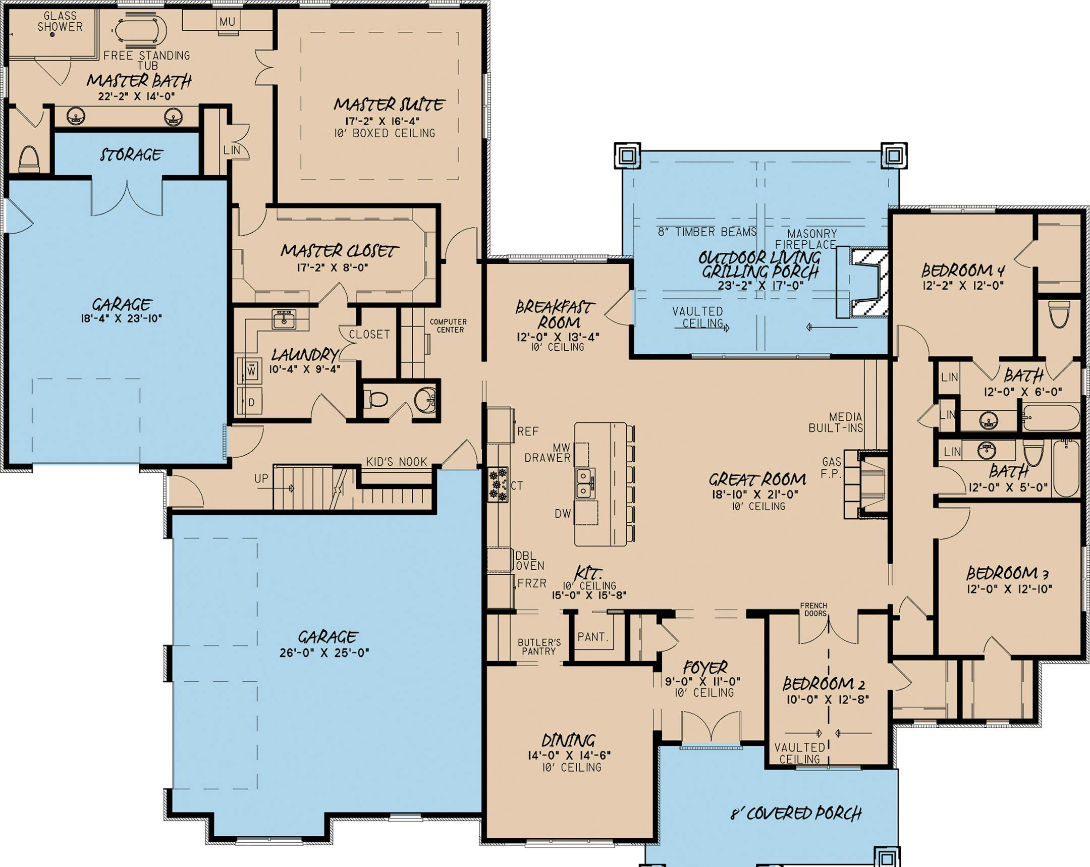 Home plan: Craftsman for the new century