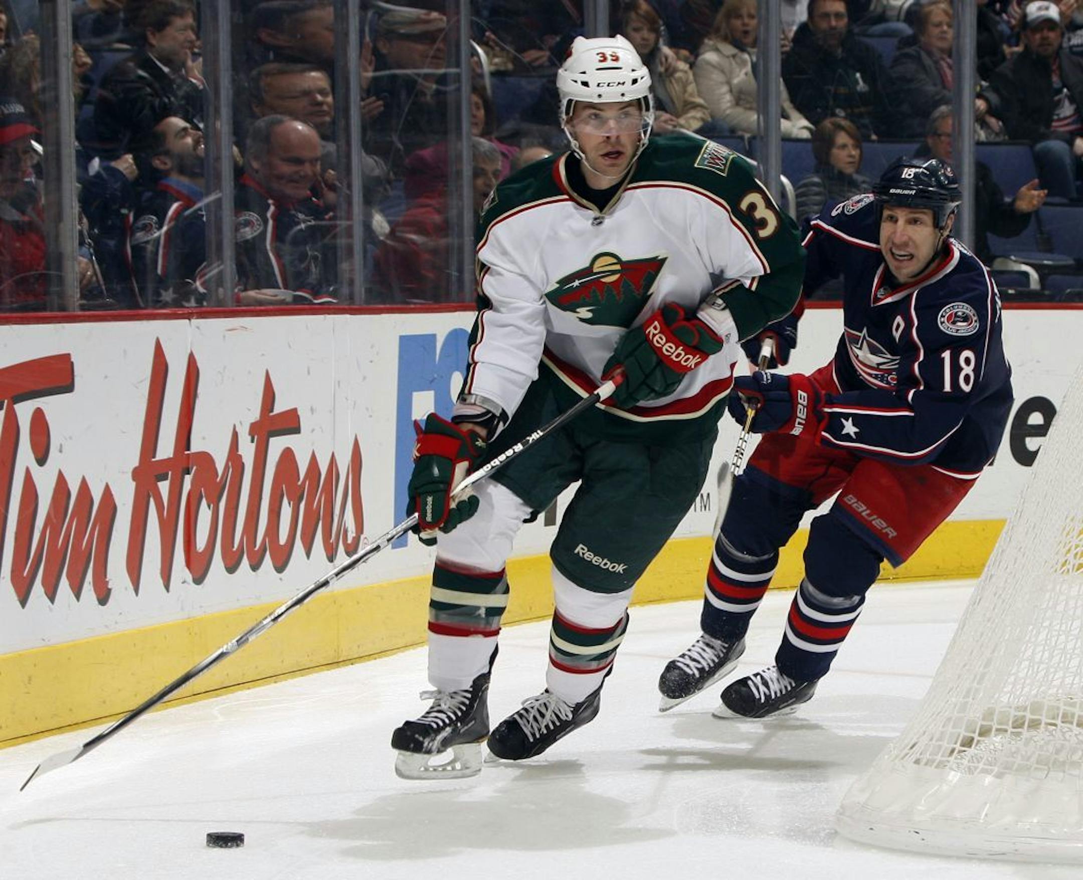 The Minnesota Wild's Nate Prosser