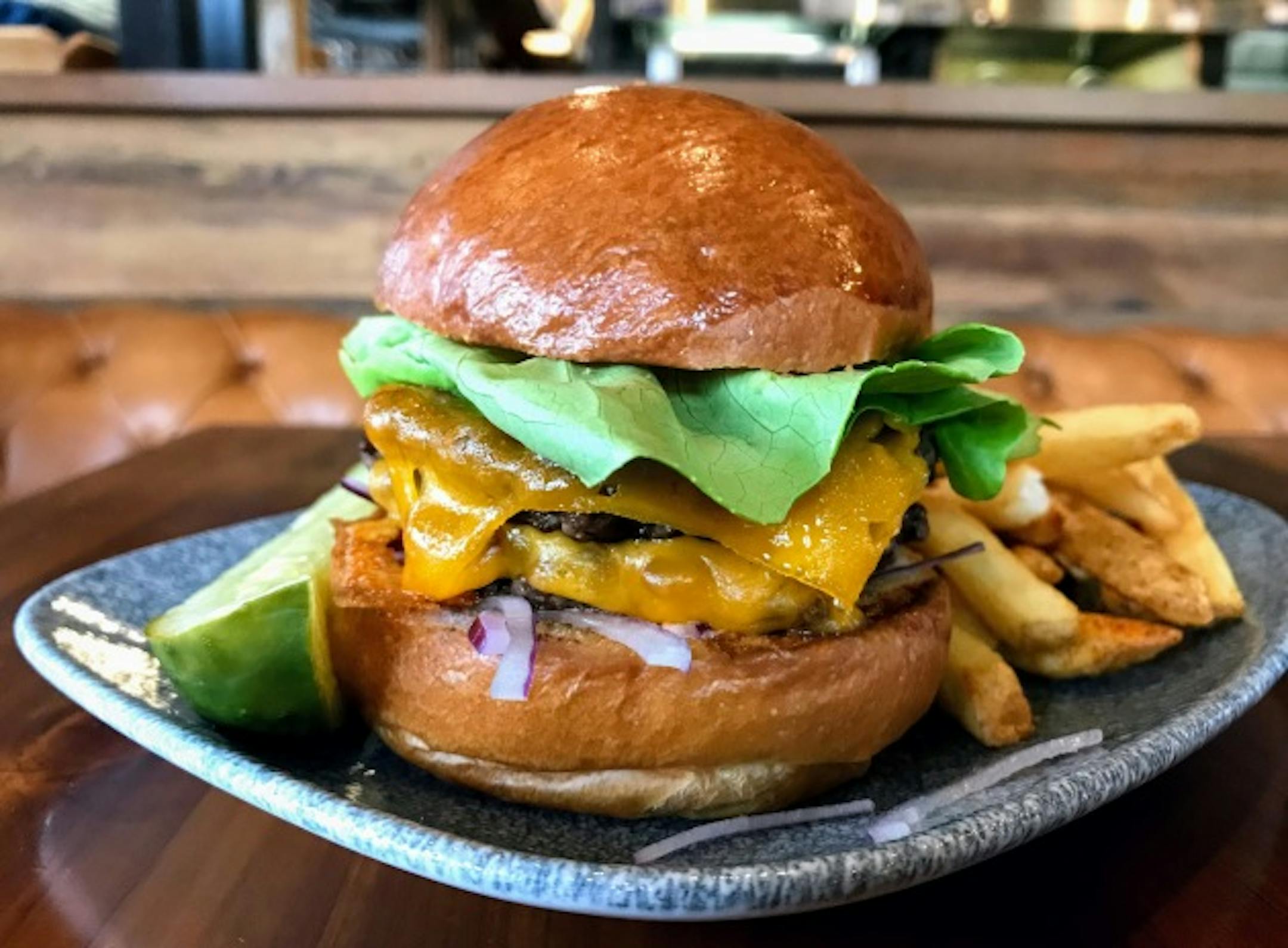 The burger at Tullibee.