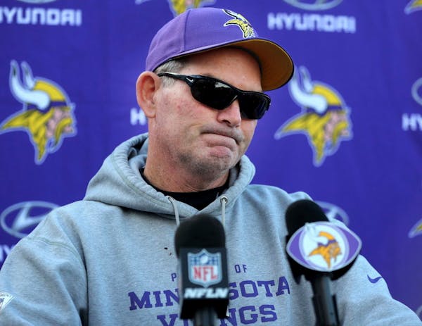 FILE - Mike Zimmer