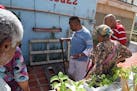 Senior citizens in Caracas, Venezuela, get a lesson on urban agriculture. As the nation finds itself in a food crisis, the government is urging city-d