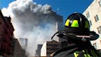 From CBS special on World Trade Center. Footage captured by two French filmmakers who were working on a documentary about firefighting the day of the 