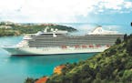 Oceania Cruises’ MS Marina pulls into Dubrovnik, Croatia, during a Mediterranean cruise.