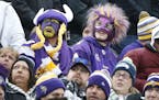 Minnesota Vikings fans watch against the Seattle Seahawks in the second half of an NFL football game Sunday, Dec. 6, 2015 in Minneapolis. (AP Photo/An