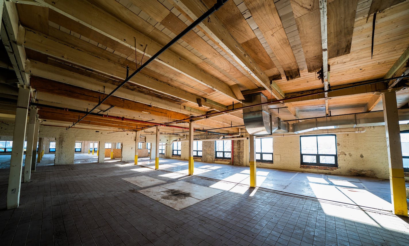 The renovation involved substantial effort in opening up workspace while improving exposure to natural light. ] MARK VANCLEAVE &#xa5; The recently renovated Wycliff building, located blocks from University Avenue and Highway 280, offers industrial tenants functional necessities including freight elevators and loading docks along with modern amenities and lots of natural light. Photographed Wednesday, Dec. 11, 2019 in St. Paul.