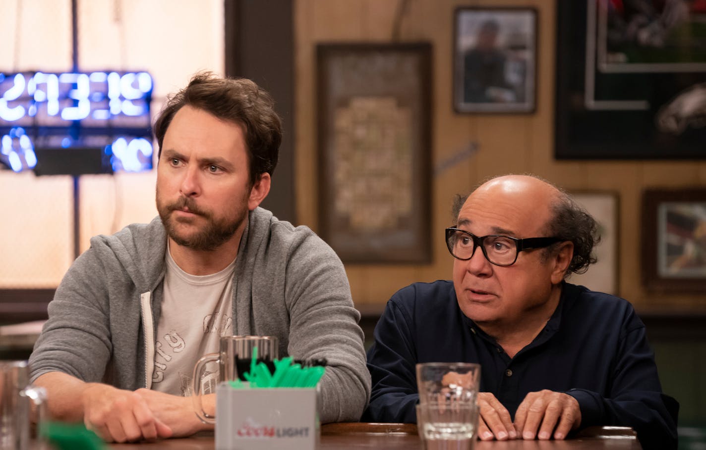 "IT'S ALWAYS SUNNY IN PHILADELPHIA" — "The Gang Replaces Dee With A Monkey" — Season 15, Episode 4 (Airs Wednesday, December 8) Pictured (L-R): Charlie Day as Charlie, Danny DeVito as Frank. CR: Patrick McElhenney/FX