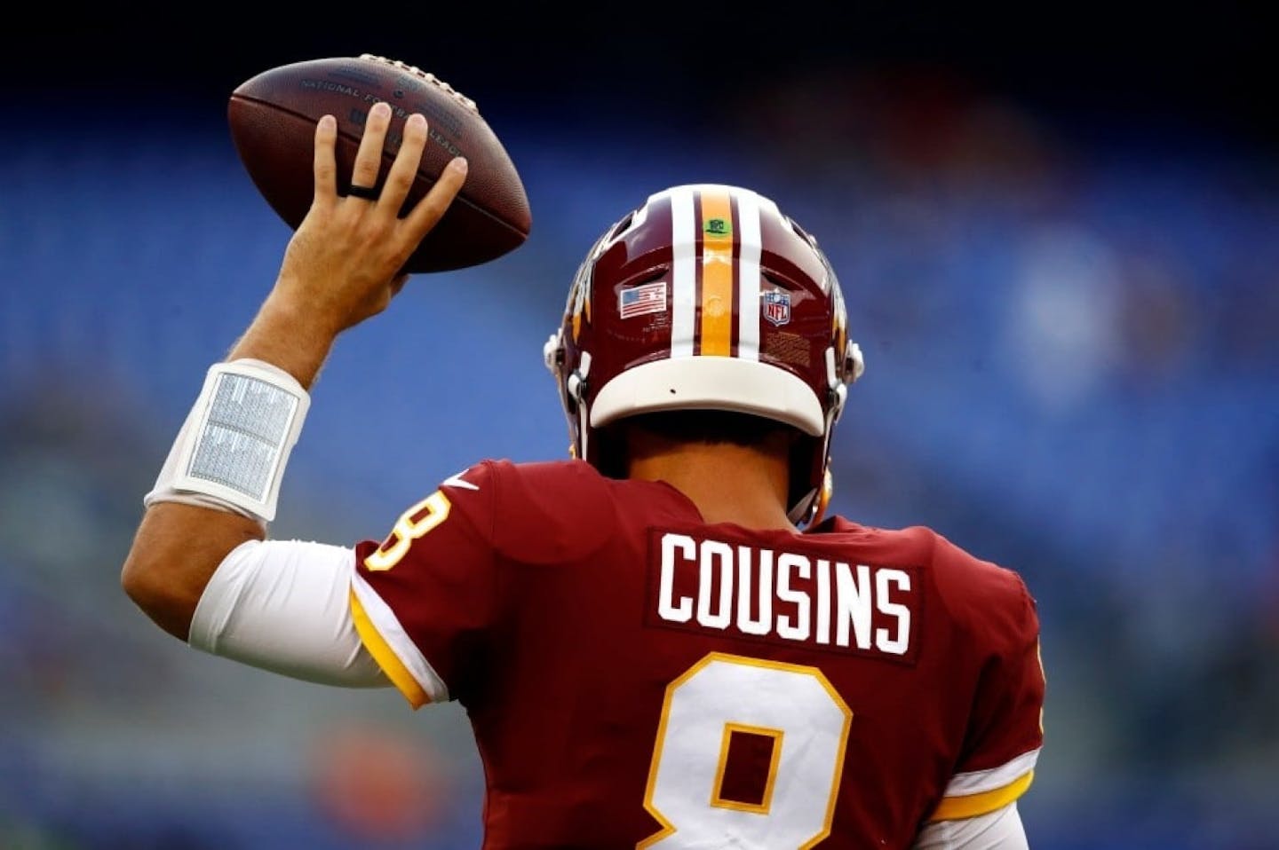 Kirk Cousins played through two years of franchise tags in Washington to reach Thursday's historic moment.