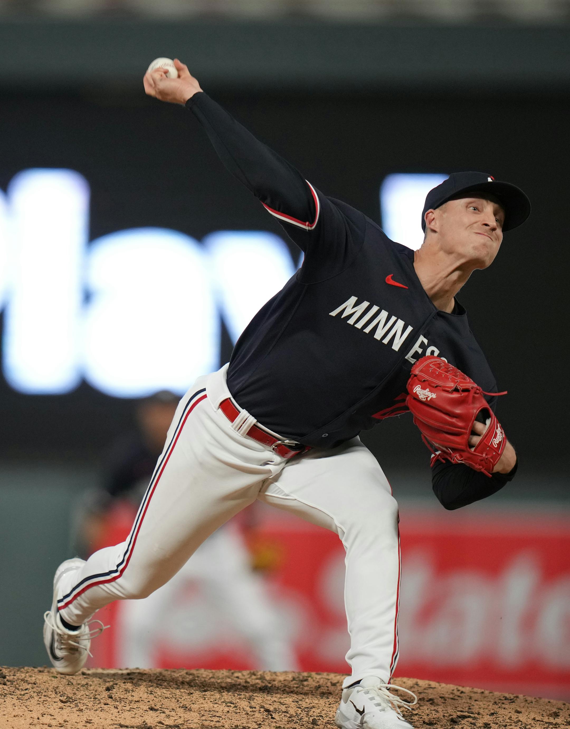 Minnesota Twins Minnesota Twins relief pitcher Griffin Jax (22) get the win in Minneapolis, Minn., on Thursday, June 1, 2023.