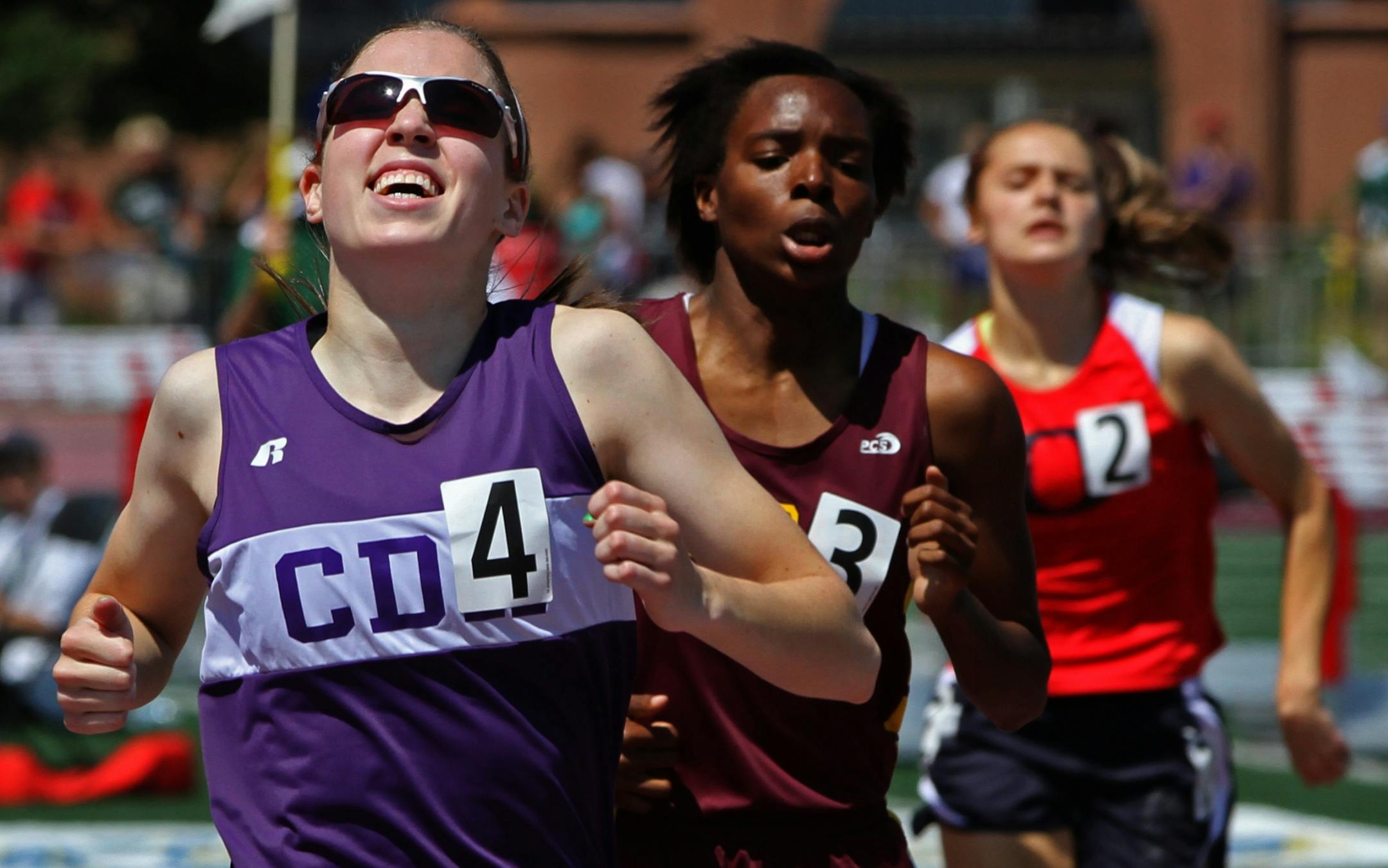 At the 2012 state track and field meet, Megan Linder of Cretin-Derham Hall took first place in the Class 2A 400-meter dash. The school will not participate in talks with other catholic high schools about forming a new conference