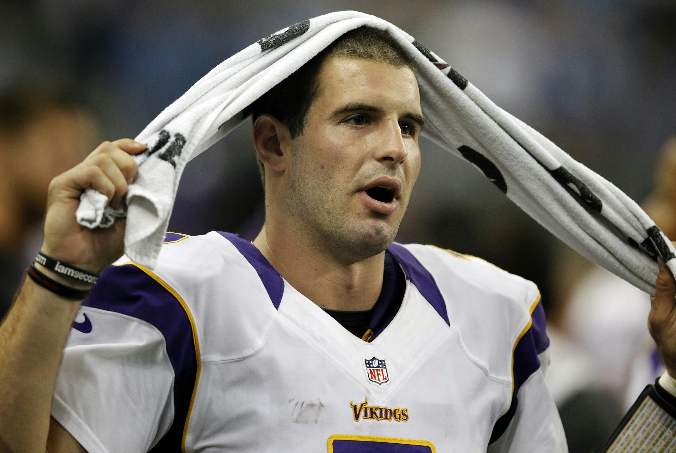 Vikings quarterback Christian Ponder