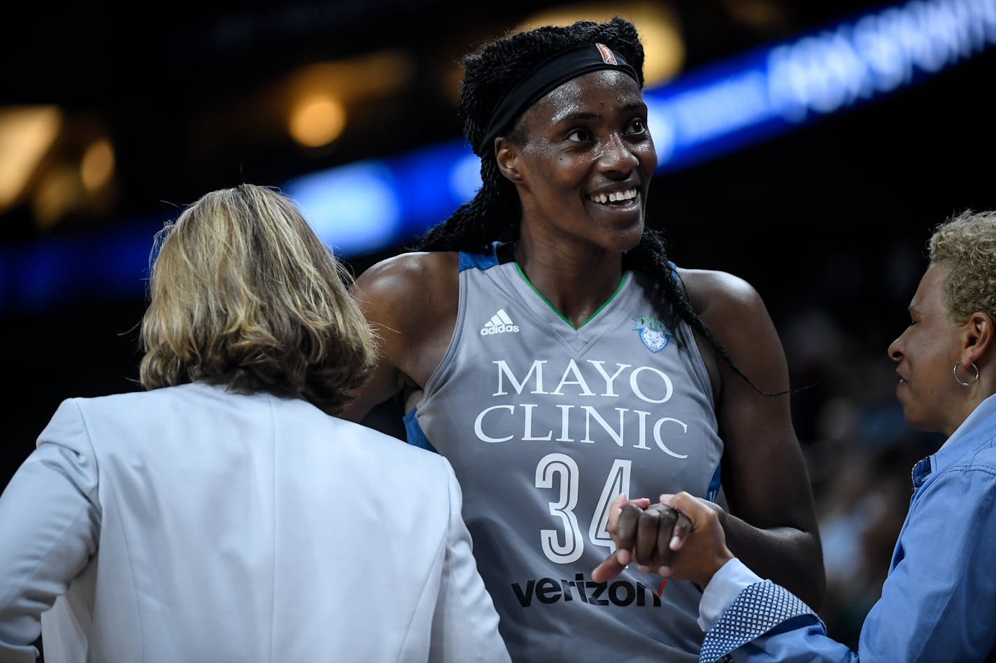 Lynx center Sylvia Fowles (shown in an Aug. 3 game against Atlanta) bounced back from her worst game of the year with 27 points and 13 rebounds, and the Lynx defeated Atlanta 81-72 at McCamish Pavilion, the third meeting between the teams in 12 days.