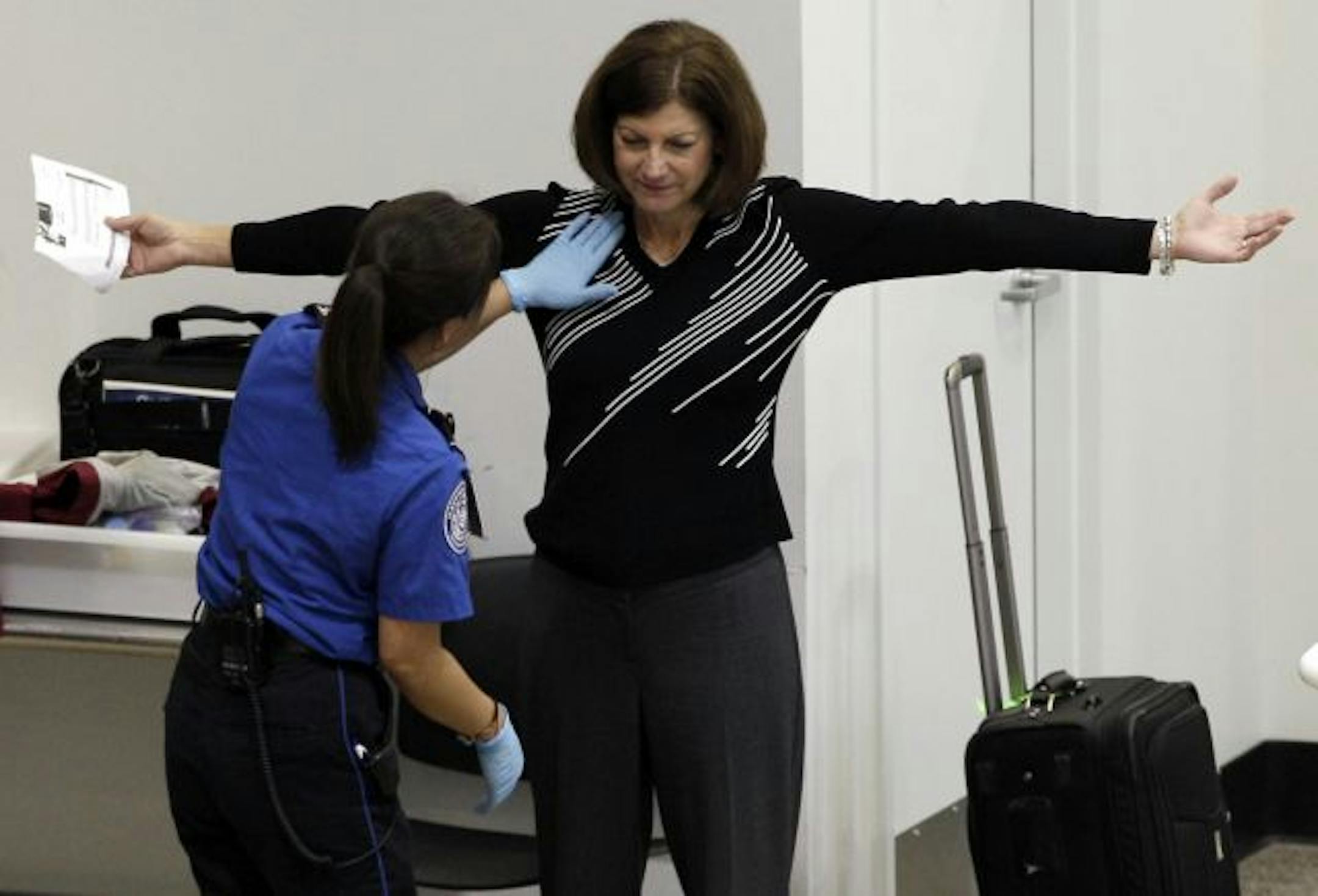 Photo: Airport screening.