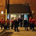 Security guards at Karma lined the street in front of the club after the bars closed in downtown Minneapolis on a Saturday night. Karma recently had a