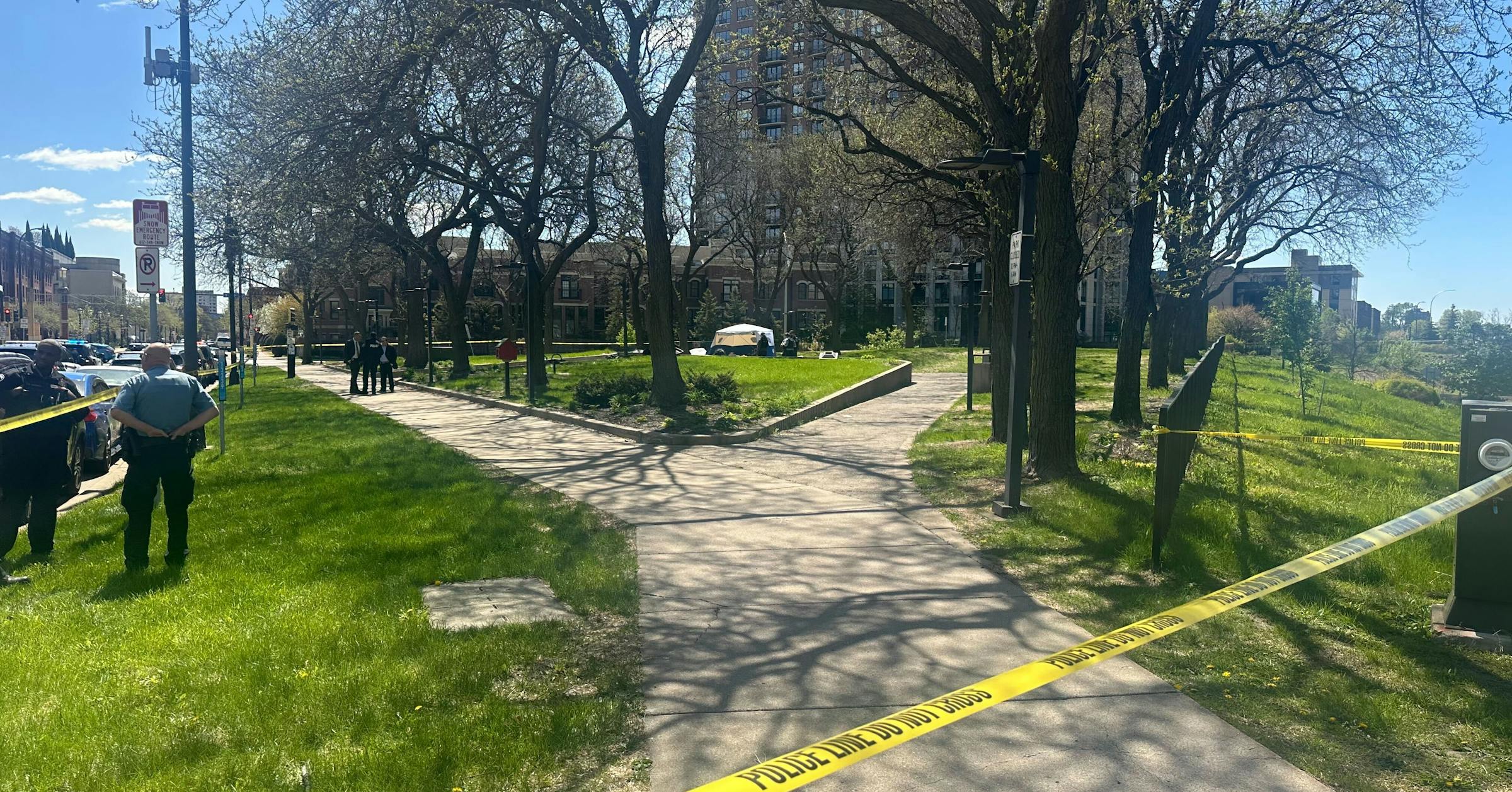 Man found stabbed to death on downtown Minneapolis park bench
