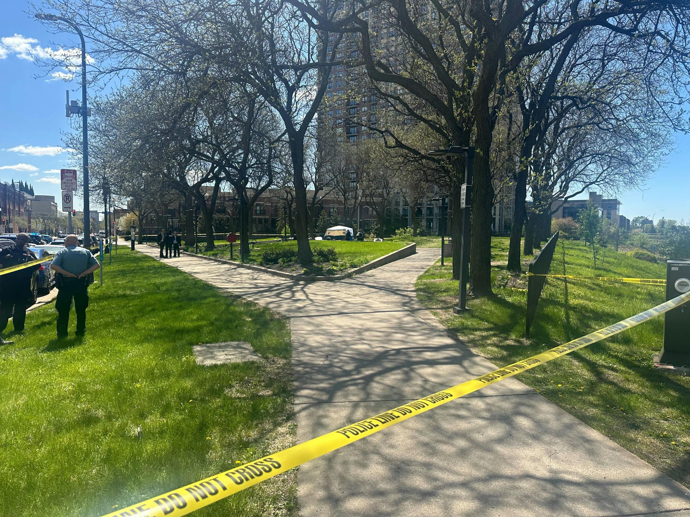 Man found stabbed to death on downtown Minneapolis park bench