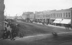 Broadway Avenue in Albert Lea, 1898 — a year before police officer Judson Randall was killed by an irate father while trying to quarantine his son i