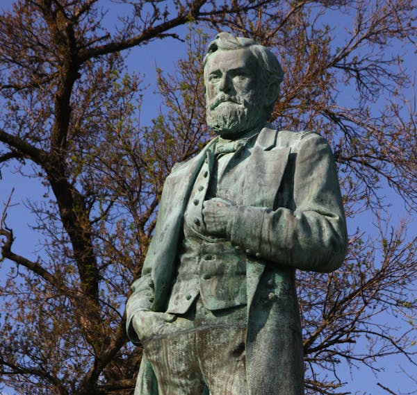 Grant's statue in Grant Park in Galena, Ill. credit: Galena-Jo Daviess Historical Society