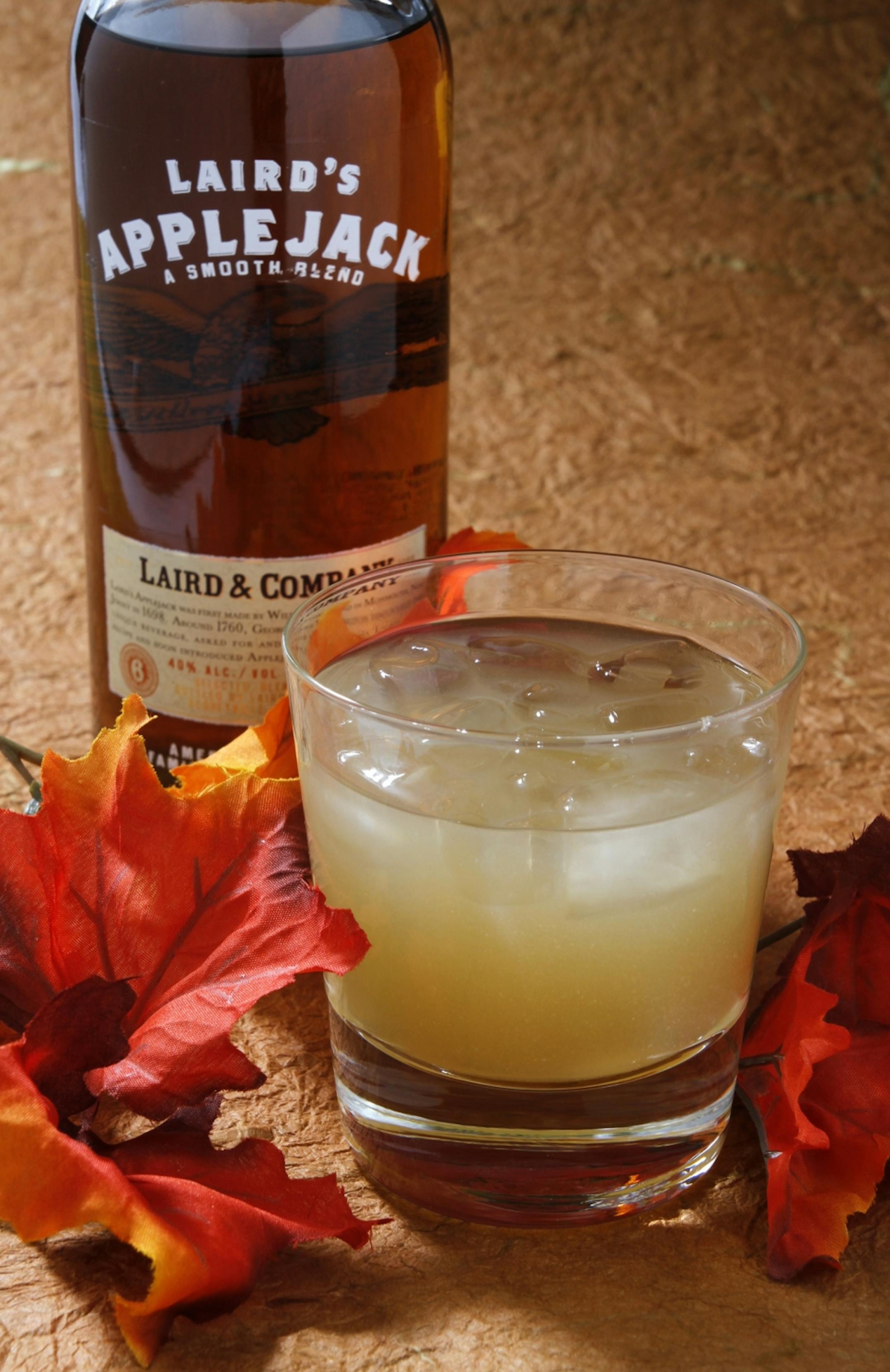 Make an Apple Crisp, which combines applejack, cider and lime juice.