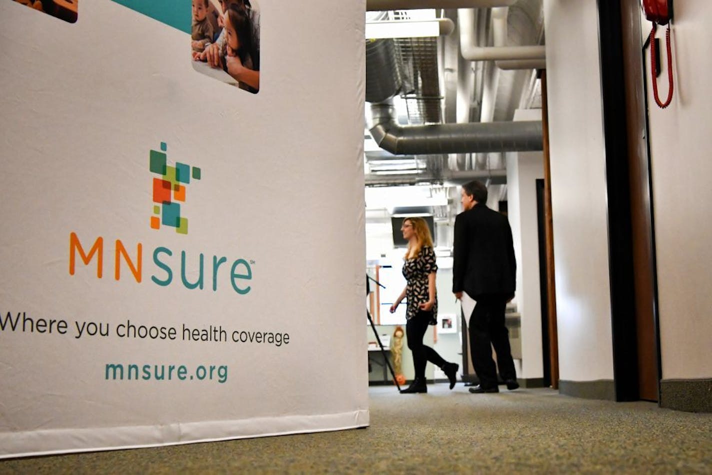 The MNsure call center in St. Paul.