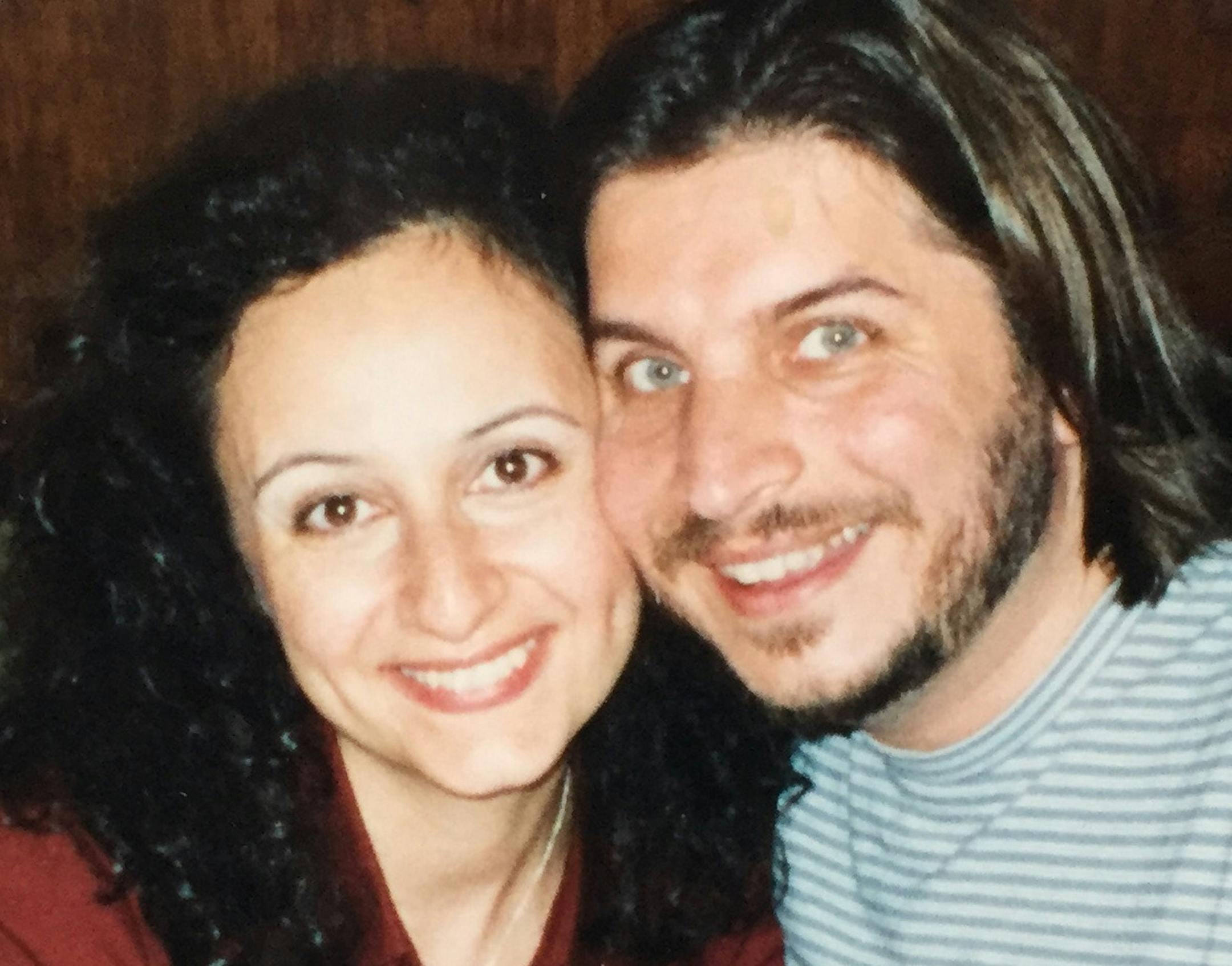 Courtesy Jibil Kazeminy. Jibil and Nader Kazeminy, circa 1998.