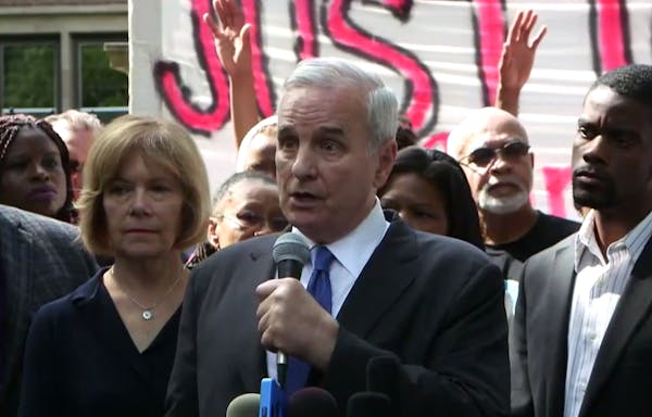 Gov. Dayton calls for a federal investigation of the shooting of Philando Castile in Falcon Heights, Minn., on Wednesday, July 6, 2016.